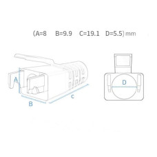 Хвостовик коннектора AUCAS RJ45 cat.5e (100шт)