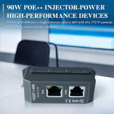 Инжектор POE OPL-POE-Inj.802.3bt+10G1A-DIN 90W