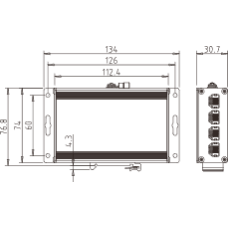 Устройство защиты от перенапряжений УЗИП OPL-LPPOE-4RJ45-100M-DIN