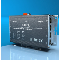 Устройство защиты от перенапряжений УЗИП OPL-LPPOE-4RJ45-100M-DIN