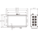 Устройство защиты от перенапряжений УЗИП OPL-LPPOE-8RJ45-100M-DIN