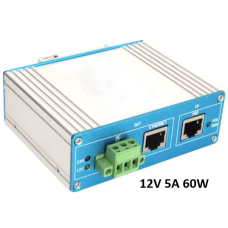 Сплиттер POE промышленный 12 вольт 60 ватт OPL-POE-SP802.3bt-1G12V5A-DIN-I