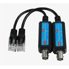 Пассивный IP-удлинитель по коаксиальному кабелю OPL-POE-Spas-RJ45-COAX-220m-8Mp комплект