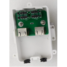 Устройство защиты от перенапряжений УЗИП 90 ватт POE Cat.6 OPL-POE-LP802.3bt+2,5G1C-DIN-I IP65 90WBOX