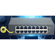 Устройство защиты от перенапряжений УЗИП OPL-LPPOE-8RJ45-1G-IP54 (HL-P1000/8)