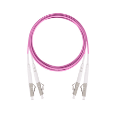 Патч корд оптический LCU-LCU-OM4-DX-0,5m 3D LSZH