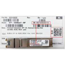 Трансивер HUAWAI SFP-1000BaseT-MP 02313GCE Трансивер HUAWAI SFP-1000BaseT-MP 02313GCE