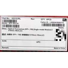 Трансивер оптический HUAWEI SFP-10G-LR (02313URL)