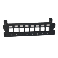 Патч панель OPL-PP1U-8-17.5cm empty