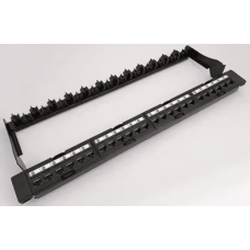 Патч панель OPL-PPCat.5e-1U24 mod-black