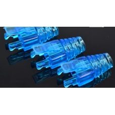 Колпачок для коннектора RJ-45 OD6.0mm-синий 100шт