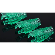 Колпачок для коннектора RJ-45 OD6.0mm-зеленый 100шт