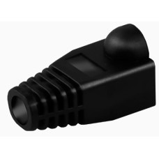 Колпачок для коннектора RJ-45 OD5.8mm-черный 100шт