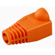 Колпачок для коннектора RJ-45 OD5.8mm-оранжевый 100шт
