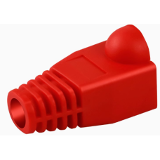 Колпачок для коннектора RJ-45 OD5.8mm-красный 100шт