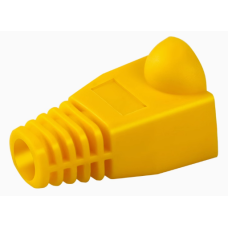 Колпачок для коннектора RJ-45 OD5.8mm-желтый 100шт