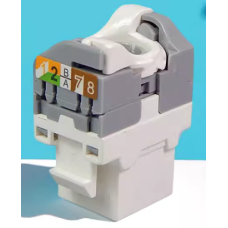 Модуль keystone с винтовым зажимом OPL-RJ45KS-Cat.5e-1С7-P-WH-5md