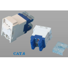 Модуль Keystone со шторкой RJ45 Cat.6 curtain