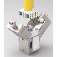 Модуль keystone экранированный кат.8 OPL-RJ45KS-Cat.8-5С5-M-SH-SL-50md