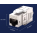 Модуль keystone экранированный кат.8 OPL-RJ45KS-Cat.8-5С5-M-SH-SL-50md