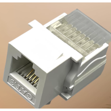 Розеточный телефонный модуль Keystone OPL-RJ45KS-Cat.3-C1-P2-WH