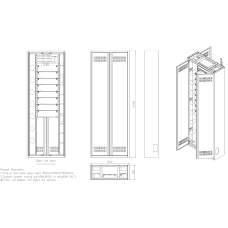 Шкаф телекоммуникационный ODF GFDF-A5-22