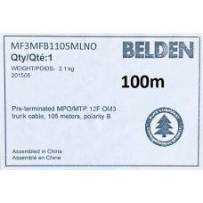 Патчкорд MPOf-MPOf-12OM3-B-100m LSZH  BELDEN