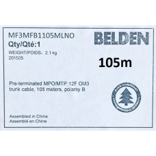 Патчкорд MPOf-MPOf-12OM3-B-105m LSZH  BELDEN