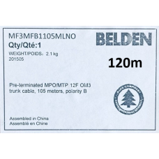 Патчкорд MPOf-MPOf-12OM3-B-120m LSZH  BELDEN