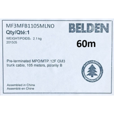 Патчкорд MPOf-MPOf-12OM3-B-60m LSZH  BELDEN