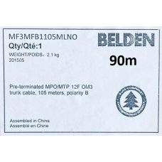 Патчкорд MPOf-MPOf-12OM3-B-90m LSZH  BELDEN