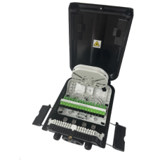 Коробка оптическая распределительная KRN-16SC+4-ABS IP65 310x220x80 clamp
