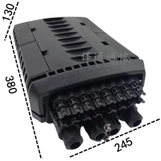 Коробка оптическая распределительная KRN-16+4-PP IP65 380x245x130 clamp