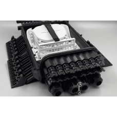 Коробка оптическая распределительная KRN-16+4-PP IP65 380x245x130 clamp