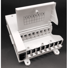 Коробка оптическая распределительная KRN-8-ABS IP65 200x125x50