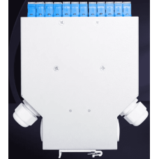 Коробка оптическая распределительная KRN-12LC-DX-141x130x35-DIN