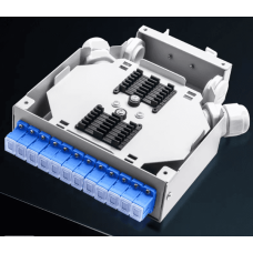 Коробка оптическая распределительная KRN-12LC-DX-141x130x35-DIN