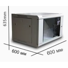 Шкаф телекоммуникационный 12U TOTEN-W26612-gray