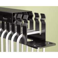 Органайзер кабельный OPL-1U-48-cap metal