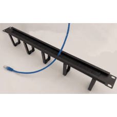 Органайзер кабельный OPL-1U-5ring-brush