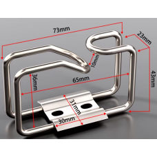 Органайзер-кольцо для шкафа 73*45*22 metal