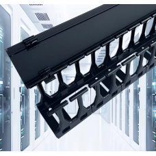 Органайзер кабельный вертикальный HV02-42U 30*108*42U plastic