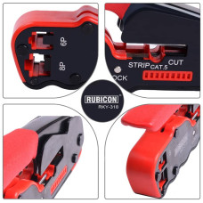 Клещи для обжимки коннекторов RUBICON RKY-318