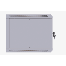 Шкаф телекоммуникационный настенный разборный МиК 19" Lite 15U 600*600 дверь стекло