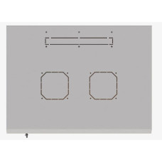 Шкаф телекоммуникационный настенный разборный МиК 19" Lite 15U 600*600 дверь стекло