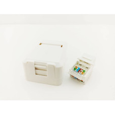 Розетка абонентская BOX +1 Cat 6 modul