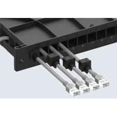 Органайзер кабелей RJ45 горизонт. LXJ-600 (24-RJ45)