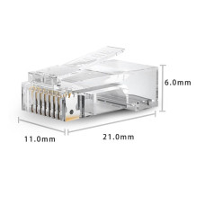Коннектор OPL-RJ45 Cat.5e 8P8C 15U (100pcs)