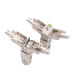 Коннектор проходной OPL-RJ45/RJ45-Cat.6a экранированный