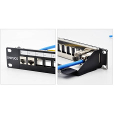 Розетка RJ45 модульная экранированная CAT.6A